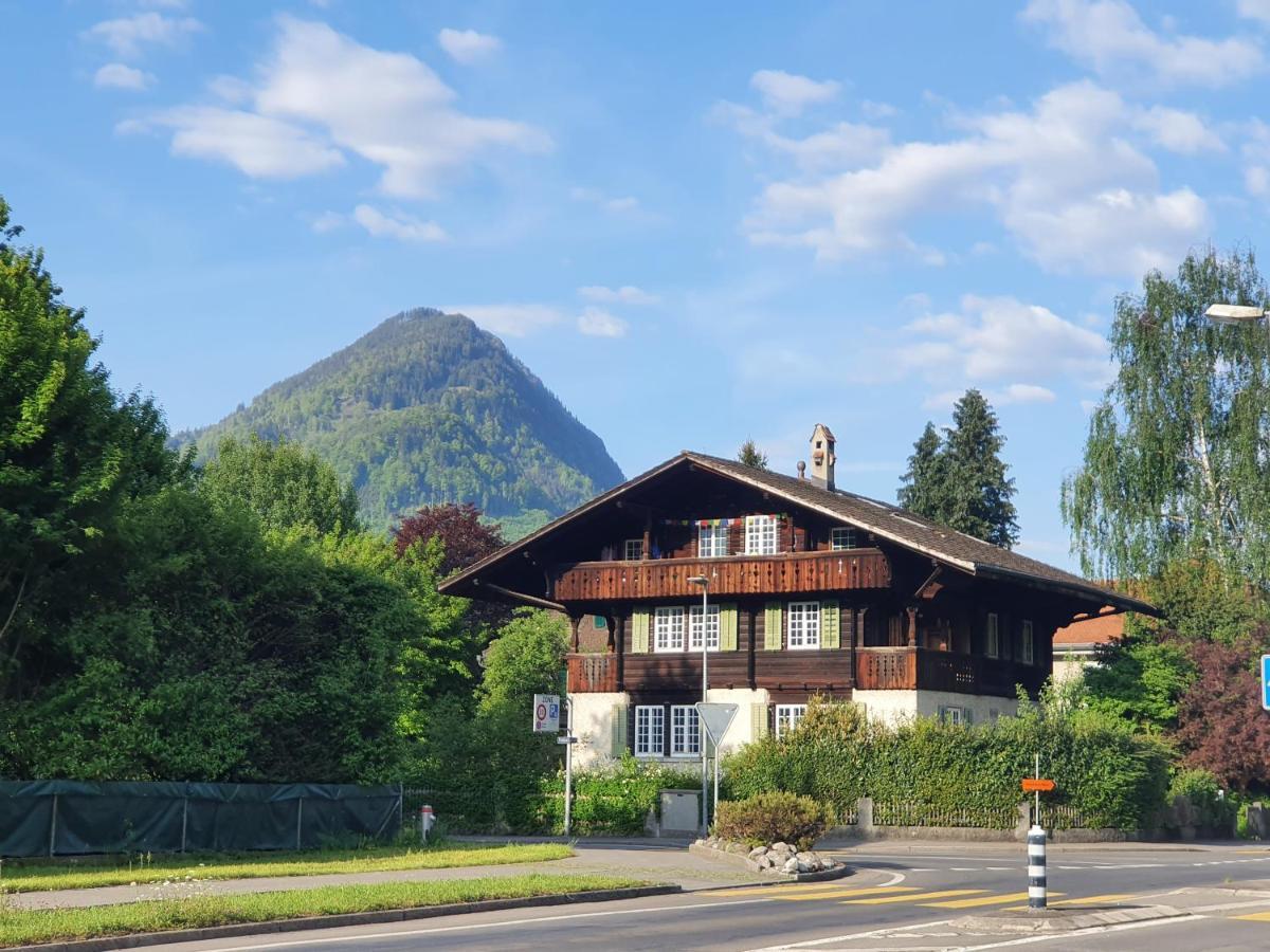 Zentral Gelegene Wohnung Mit Grossem Garten Interlaken Oda fotoğraf